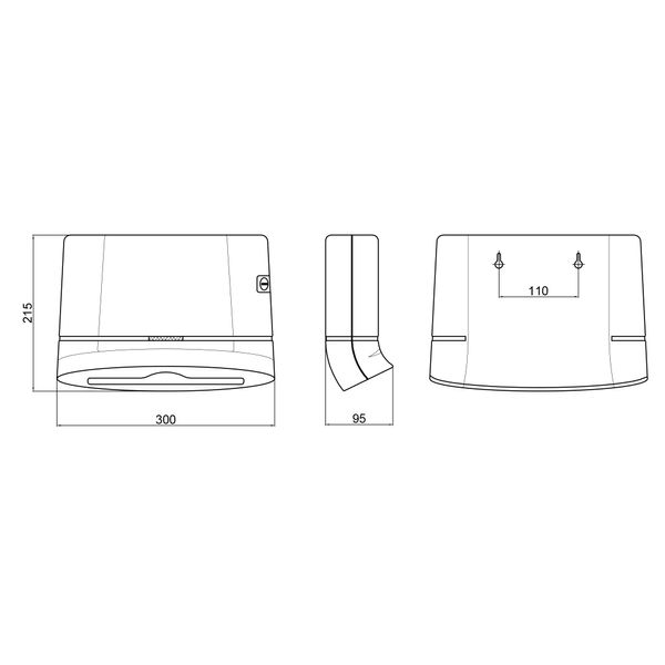 Тримач для паперових рушників Qtap Pohodli DR600SP Brushed Nickel SD00042875 фото