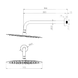 Верхній душ з кронштейном Volle Cascada R100 pistola gris 1586.180205 1586.180205 фото 2