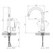 Змішувач для кухні Kroner KRP Brocken - C030 CV023600 фото 9
