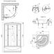 Душовий бокс Lidz Tani SB90x90.SAT.HIGH.FR скло 4 мм з піддоном SD00039857 фото 11