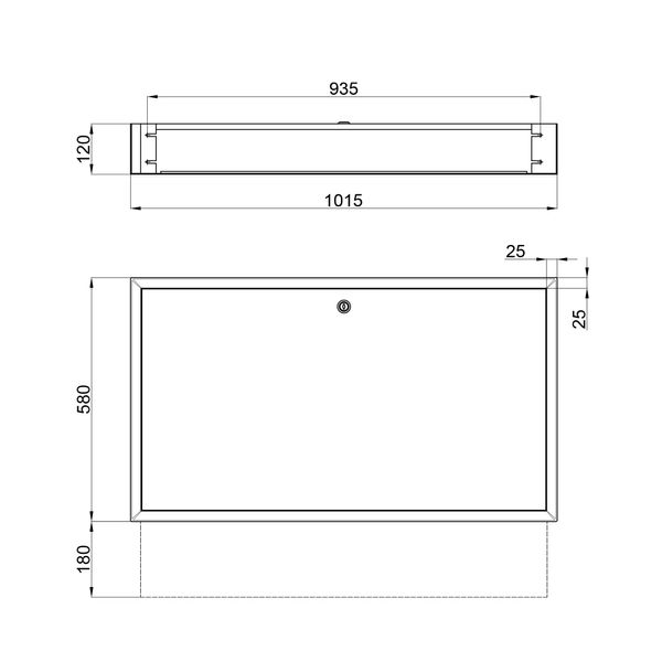 Колекторна шафа Icma (UA) 1015х580х120 внутрішня №5 SD00021473 фото