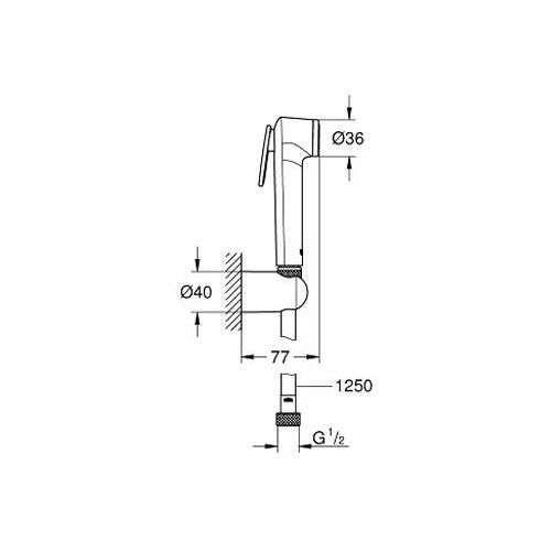 Набор гигиенический Grohe Tempesta-F Trigger Spray 30 26356IL0 26356IL0 фото