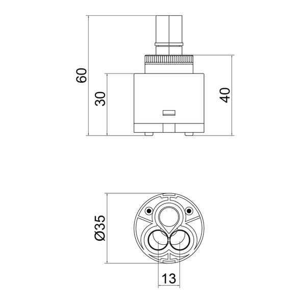 Картридж для смесителя Lidz Repair 35 SD00031938 фото