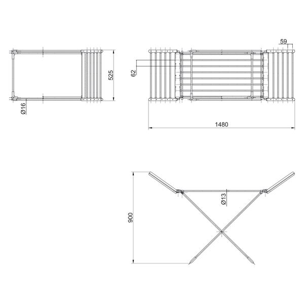 Сушарка для білизни електрична Qtap Breeze (SIL) 55701 SD00034697 фото