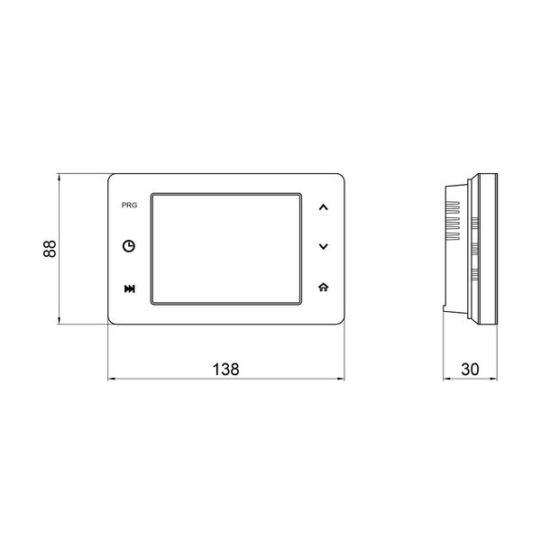 Недельный программируемый термостат Thermo Alliance ТА-2701WiFi сенсорный c WiFi SD00049329 фото