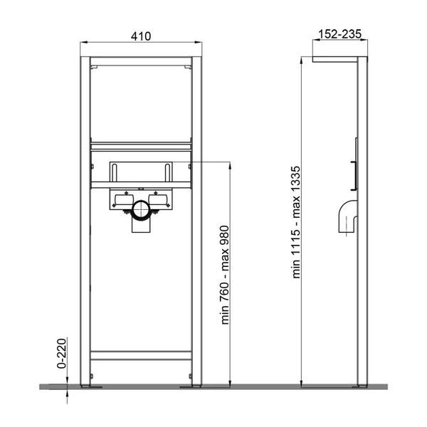 Инсталляция для раковины Qtap Nest SD00045669 фото