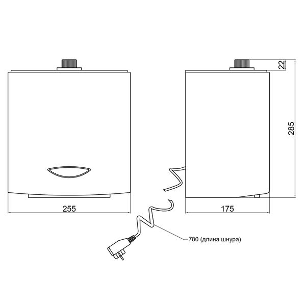 Дезінфектор Qtap Pohodli DZ2000WP 220V безконтактний SD00042881 фото