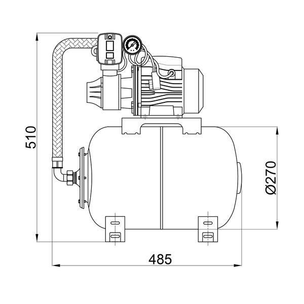 Насосная станция Womar AT QB-80 0,75 кВт SD00044076 фото