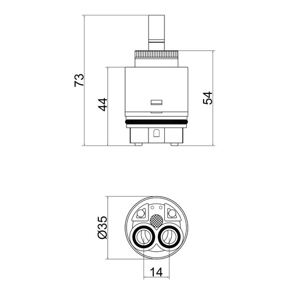 Картридж для смесителя Lidz Repair 35N SD00041881 фото