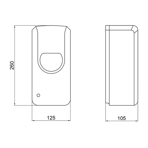 Дезінфектор Qtap Pohodli 17010WH 6V безконтактний SD00049035 фото