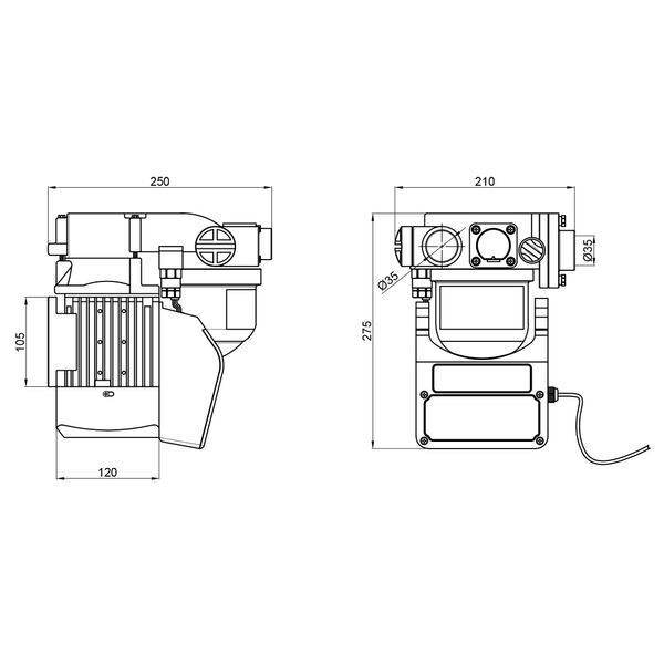 Насосная станция с автоматикой Thermo Alliance AWZB-480N 0,48 кВт SD00046694 фото