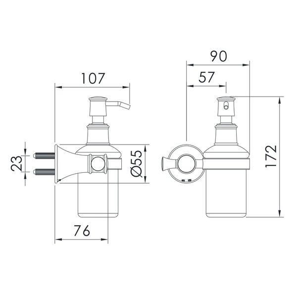 Дозатор для мыла Imprese Podzima Ledove ZMK01170131 060726 фото