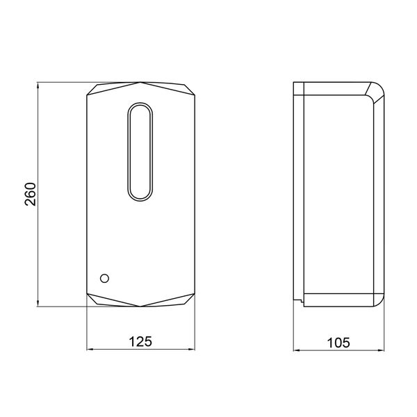 Дезинфектор Qtap Pohodli 17011WH 6V бесконтактный SD00049037 фото