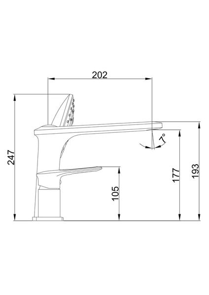 Змішувач для ванни на борт Frap F1149 білий/хром F1149 фото