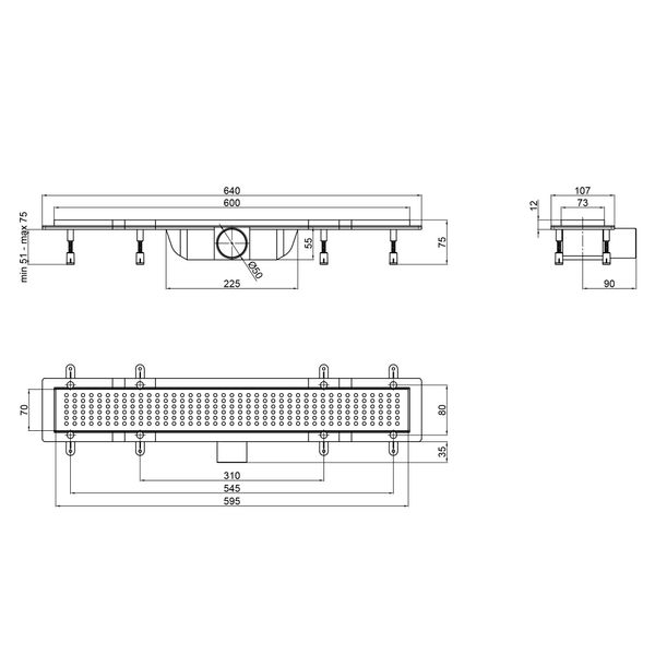 Трап для душу Qtap Dry FB304-600 SD00034831 фото