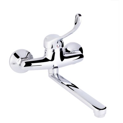 Смеситель настенный локтевой Lidz Watt 009 Chrome SD00040966 фото