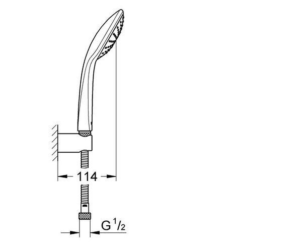 Душовий набір Grohe Euphoria 110 Mono 27354000 27354000 фото