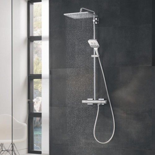 Душевая система с термостатом Grohe Rainshower SmartActive Cube 310 26649000 26649000 фото