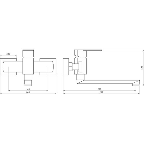 Смеситель для кухни Globus Lux Sorento SQ-104HR 000022612 фото