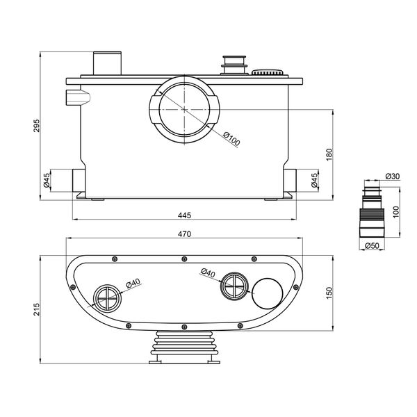 Каналізаційна установка Thermo Alliance WL400-I 0,4 кВт SD00046715 фото