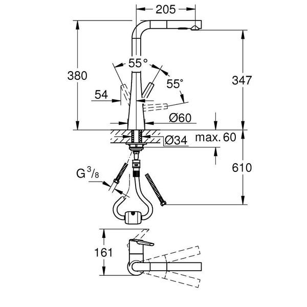 Смеситель для кухни Grohe Zedra 32553002 32553002 фото