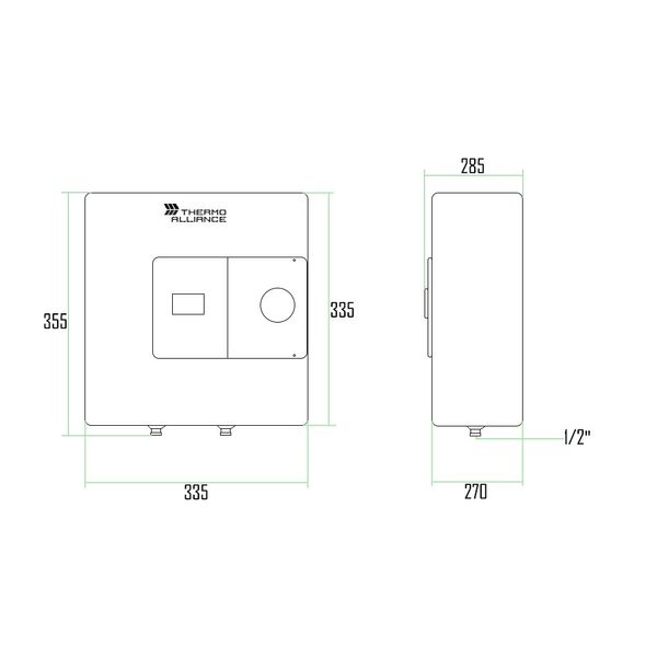 Бойлер Thermo Alliance 10 л над мийкою SF10X15N SD00036043 фото