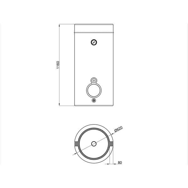 Водонагреватель косвенного нагрева Thermo Alliance KTA-00-200 без теплообменника SD00047369 фото