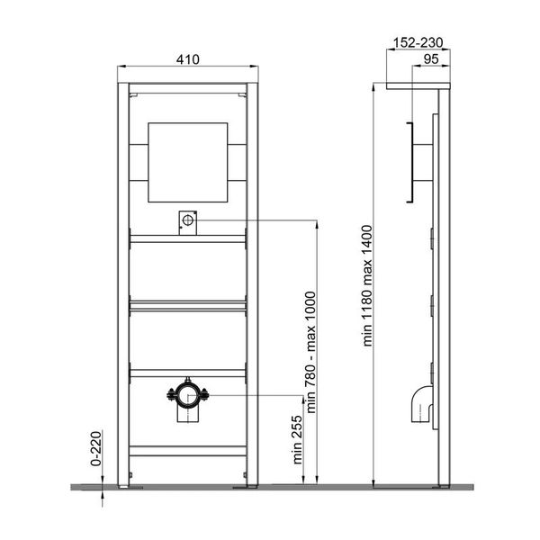 Инсталляция для писсуара Qtap Nest SD00045668 фото