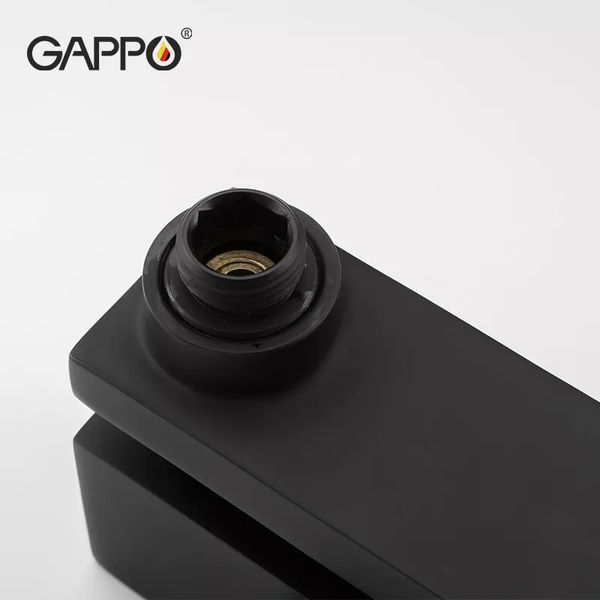 Смеситель для ванны Gappo G3207-6 черный G3207-6 фото