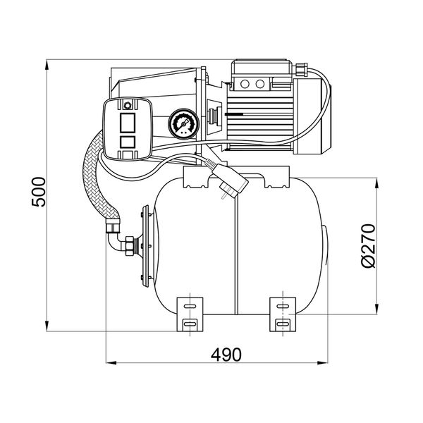 Насосная станция Thermo Alliance AT-SJET80B 0,55 кВт SD00046708 фото