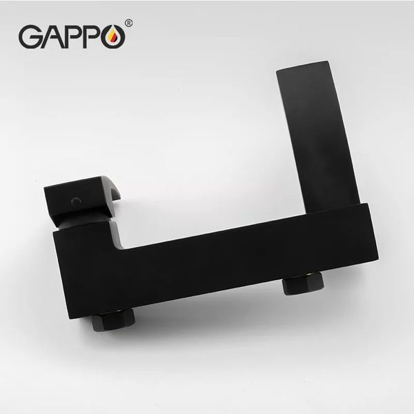 Смеситель для ванны Gappo G3207-6 черный G3207-6 фото