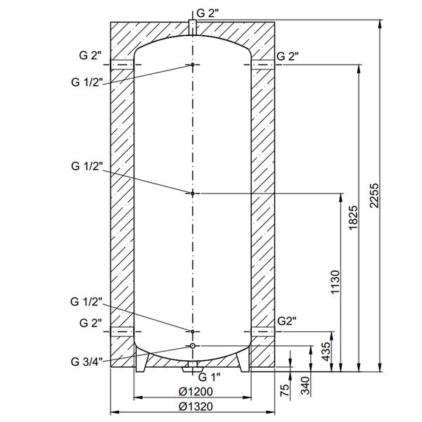 Теплоаккумулятор Thermo Alliance TA-ТАМ-00 300 с изоляцией 60 мм SD00048840 фото