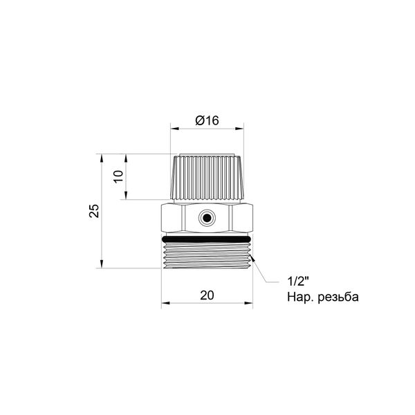 Кран Маєвського SD Plus SD211W15 1/2" ручний SD00005523 фото