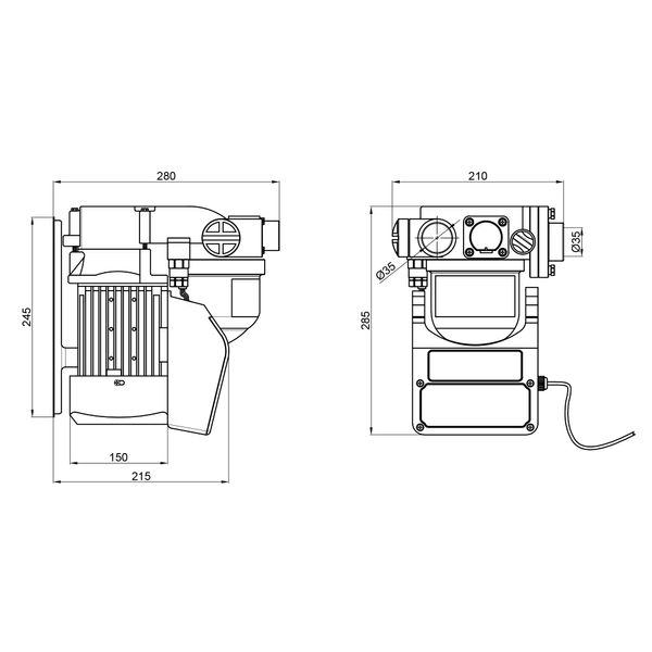 Насосна станція с автоматикою Thermo Alliance AWZB-680N 0,68 кВт SD00046695 фото