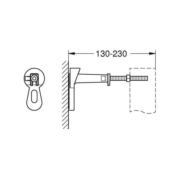 Дистанционное крепление инсталляции Grohe Rapid SL (2 шт.) 3855800M 3855800M фото