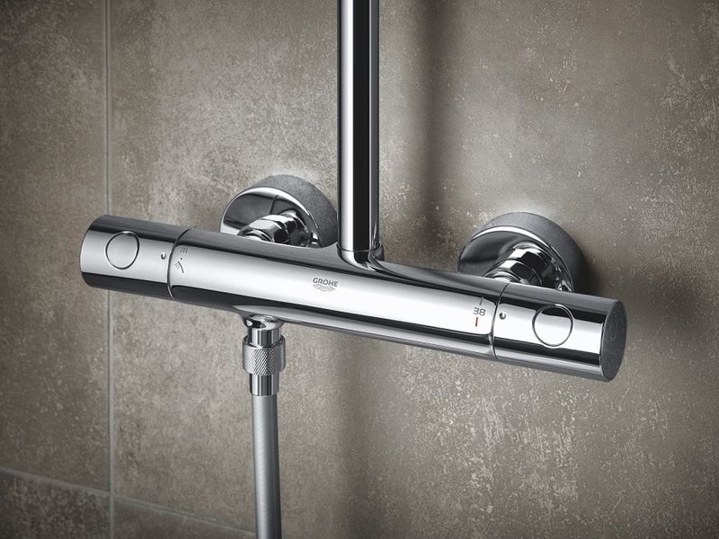 Душова система з термостатом Grohe Tempesta Cosmopolitan System 250 Cube 26689000 26689000 фото