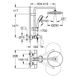 Душова система з термостатом Grohe Tempesta Cosmopolitan System 250 26672000 26672000 фото 2