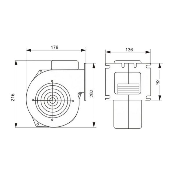 Вентилятор котла KG Elektronik M Plus M Арт. X2 до 40 кВт SD00028163 фото