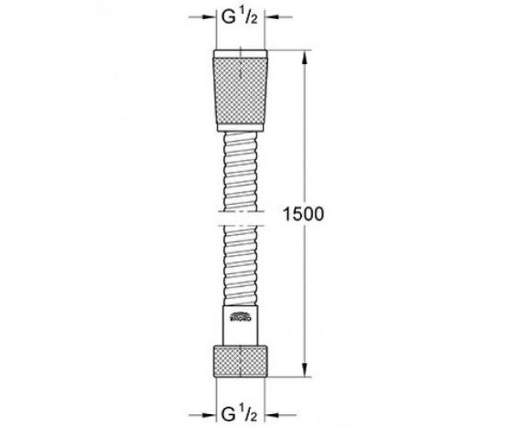 Шланг для душа Grohe Relexaflex Metal 150 см 28105000 28105000 фото