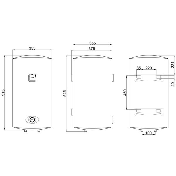 Бойлер Thermo Alliance 30 л універсальний 1,5 кВт SD00042052 фото