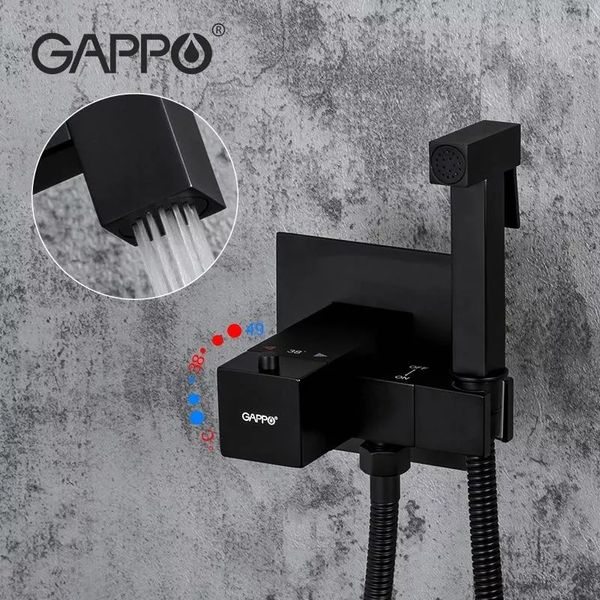 Гигиенический набор Gappo G7207-60 с термостатом черный G7207-60 фото