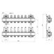 Коллектор Icma №K013 на 9 выходов с расходомерами SD00005246 фото 3