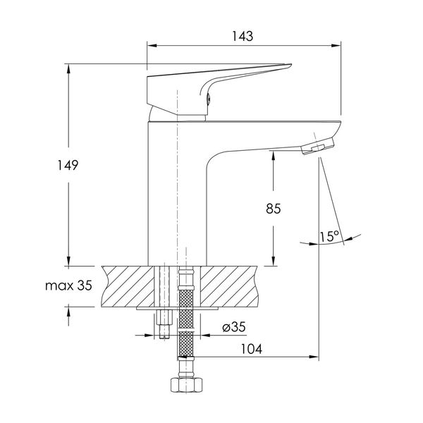 Набір змішувачів Imprese kit21082 (3в1) 052631 фото