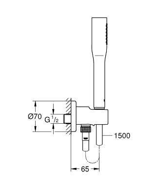 Душовий набір Grohe Euphoria Cosmopolitan Stick 26404000 26404000 фото