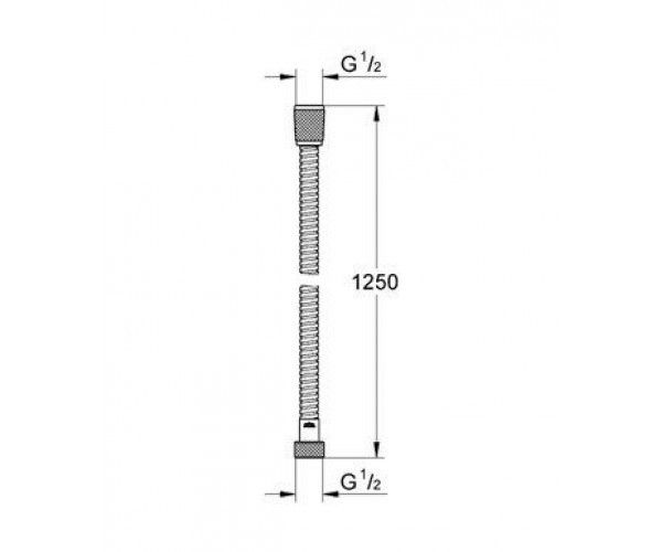 Шланг для душу Grohe Relexaflex Metal Longlife 125 см 28142000 28142000 фото