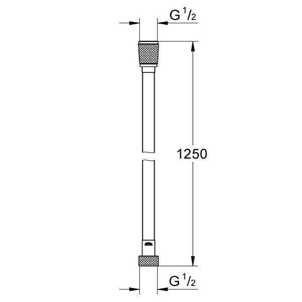 Шланг для душа Grohe Silverflex 125 см 28362000 28362000 фото