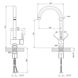Змішувач для кухні Kroner KRM Mosel - S035 CV020613 фото 9