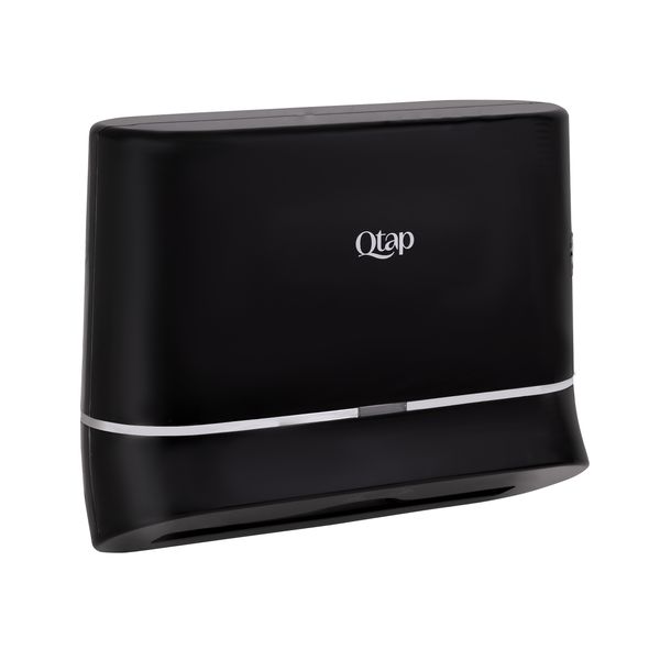 Тримач для паперових рушників Qtap Pohodli DR600BP Black SD00042874 фото