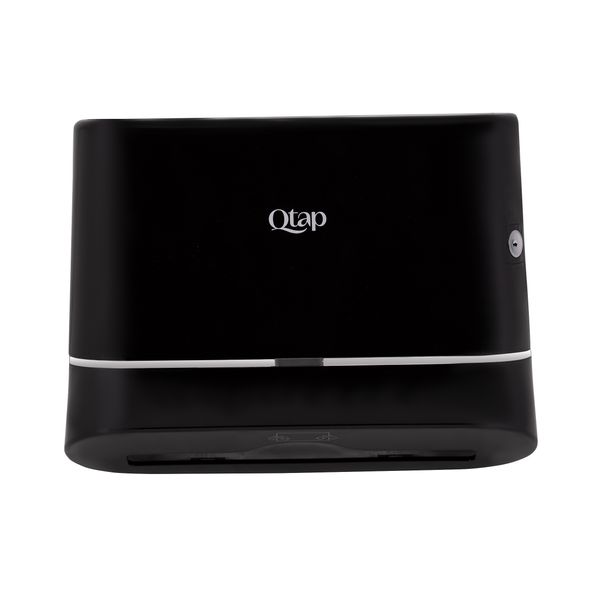 Тримач для паперових рушників Qtap Pohodli DR600BP Black SD00042874 фото